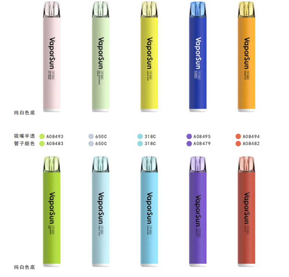 10PCS =1 box VaporSun vp-800 Vape Disposable e-cigarette 600 puffs 