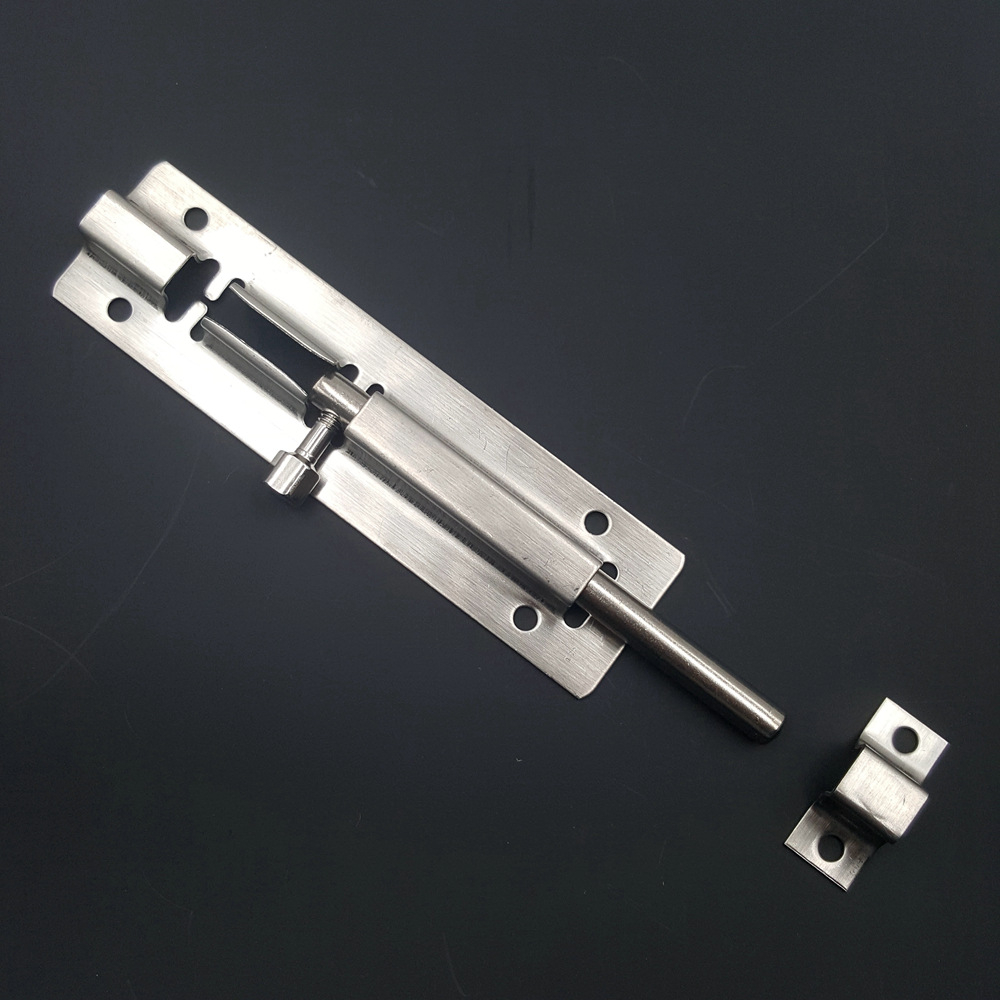 WELLHOME 2PCS door construction hardware stainless stee l304 insert window & door flush bolt door bolt