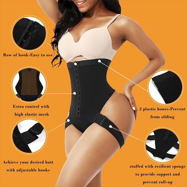 Waist Trainer Women High Waist Tummy Control Postpartum Underwear Sexy Hip Slim Corset Shapewear Fajas Body Butt Lifter Shaper