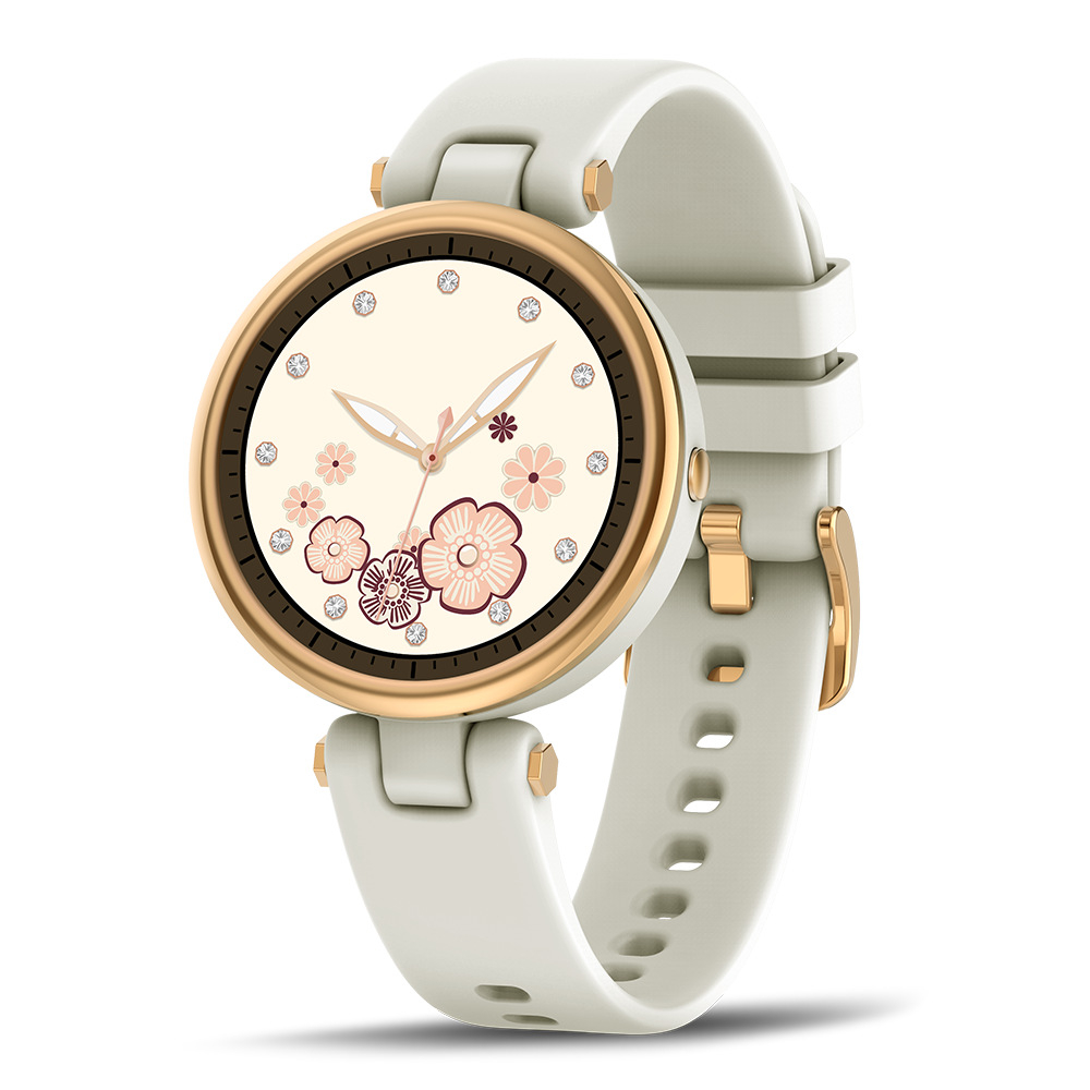 QR01 Smart Watch Women, HD Round Screen Bluetooth 5.0 & IP67 Waterproof Long Standby, Sport Fitness Tracker for Android iOS