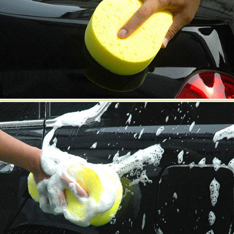 3pcs Car Wash Sponges Multi-Functional Sponge Multi-Color Cleaning Sponges with Vacuum Compressed Packing