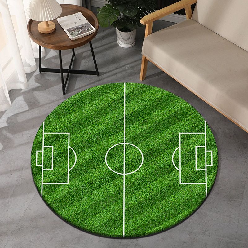 Football 3D visual carpet, floor mat, sofa blanket, bedside blanket ,mat free shipping