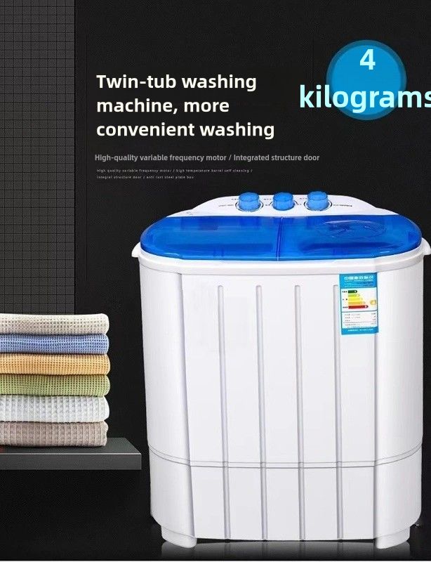 Twin Tub Semi Automatic Washing Machine-White