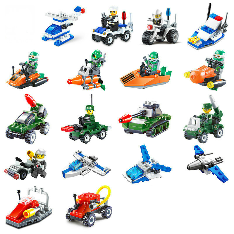 Building Blocks Figures Bricks Mini Size City Car Model Series Compatible Brands Educational Toys For Children Birthday Gift
