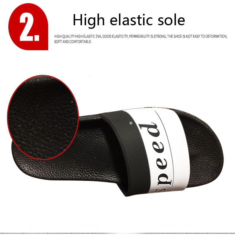 CLOUD SPEED Official Men's Dry Season and Rainy Season New Style Polyurethane Sole Fashion Classic Slippers