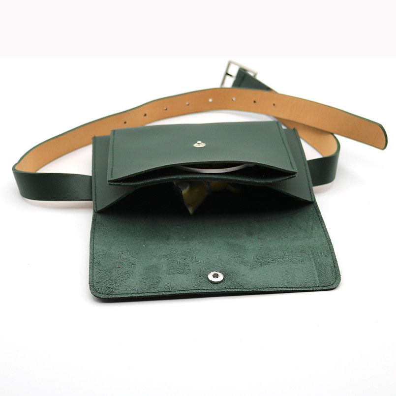 Classic Trendy Waist Bags Fashion Women Belt Pack Vintage Mini Bags Pu