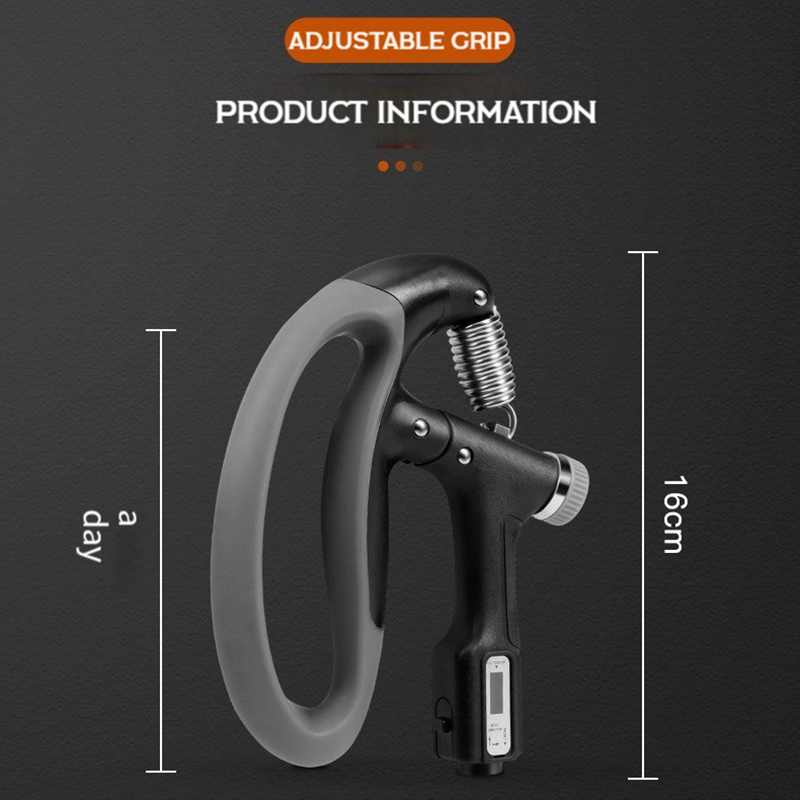 QC056 10-100Kg Adjustable Heavy Gripper Fitness Hand Exerciser Grip Wrist Training Increase Strength Spring Finger Pinch Expander Tool