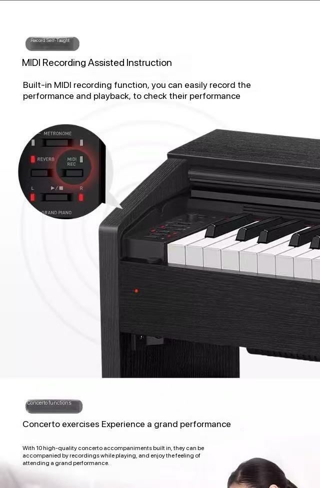 Casio PX-770 Black vertical piano professional performance training heavy hammer 88 key electric piano
