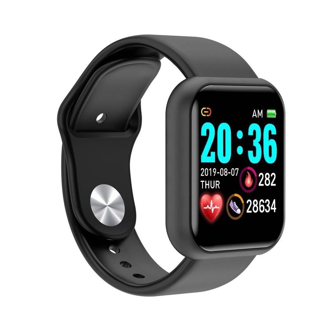 Bluetooth smart bracelet color screen heart rate sphygmomanometer step movement watch D20S smart bracelet