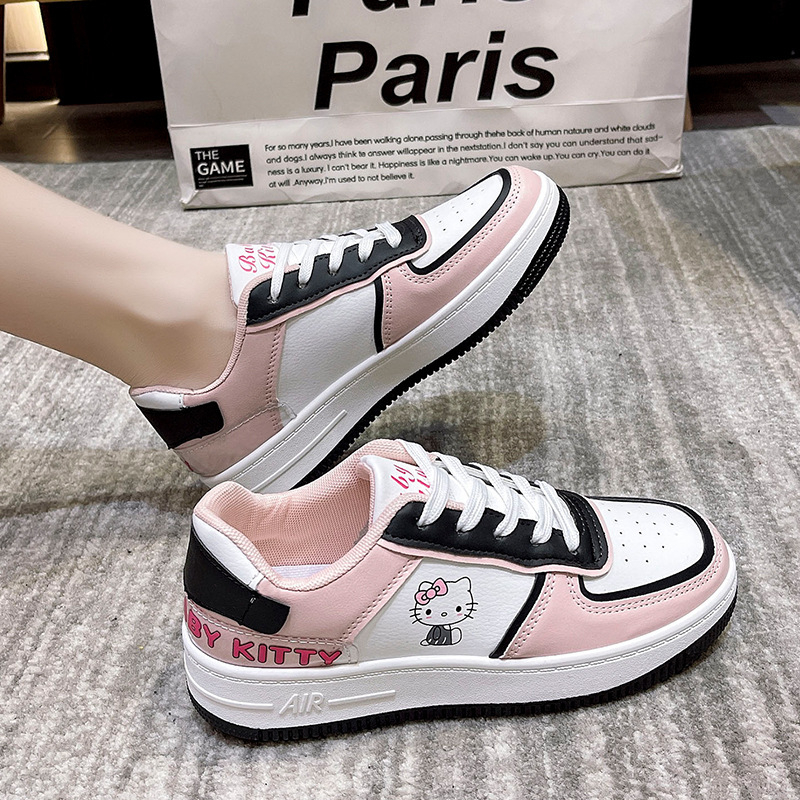 Women's Spring New Fashion Cute Cute Cartoon Pattern Casual Board Shoes Non-Slip Low-Top Sneakers