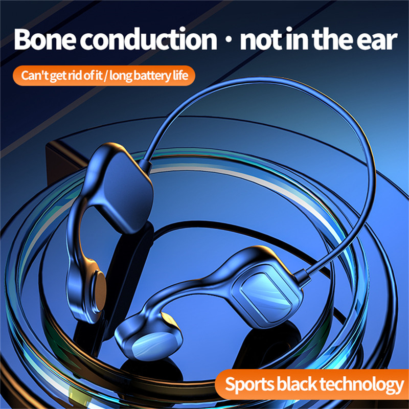 BL19 Air Bone Conduction Wireless Headphones Sports Bluetooth Earphones Support TF Card Open Ear Waterproof Headsets