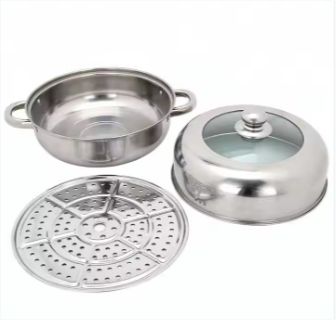 Stainless Steel Steamer Pot- Stainless Cookware Set