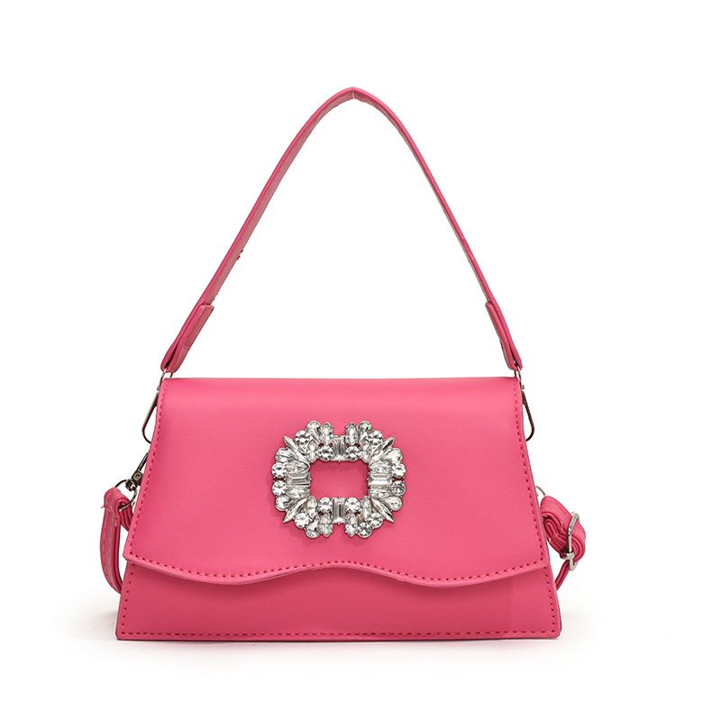 978217 Ladies Bag Woman New Fashion Small Purse Rhinestones Decor Purse Handbag Small Square Bag Women's Shoulder Crossbody Bag