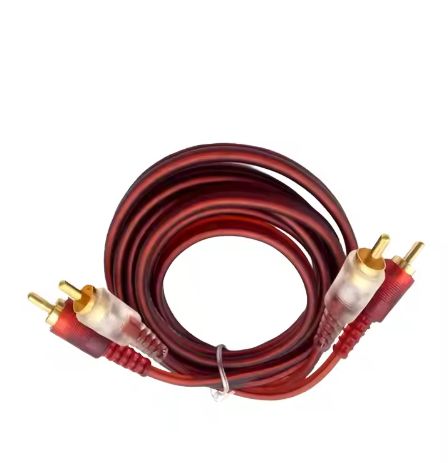 3M 4ch 2ch RCA to RCA Car Subwoofer Modified Pure Copper Cable Car Adapter Stereo Audio 2RCA Cord Male to Male Connector