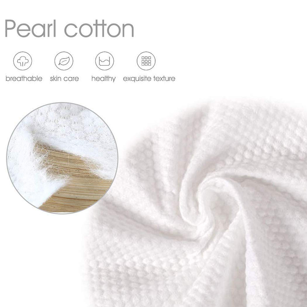 Disposable Face Towel, Facial Eye Nail Make up Removing Cotton Tissue, Multipurpose Cotton Towel Tissue for Skin Care, Reusable Cotton Pads, Wet & Dry Use