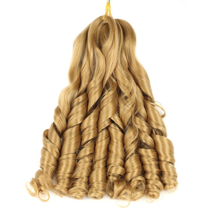 Wigs female beauty care hair dressing loose wave crochet hair braids big roll Big Waves Wig dreadlocks Big braid CRRSHOP women brown black grey wine red Chemical fiber hair 20inch 50cm long 