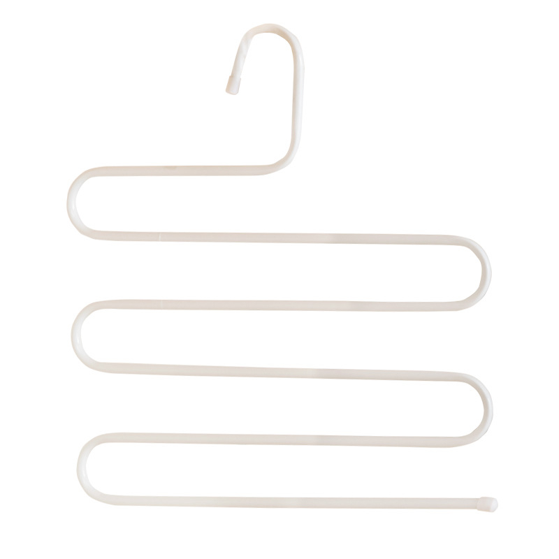 QTK-0013S Multi-function Clothes Hanger Stainless Steel Clothing Rack Wardrobe Storage Holder Stack Pants Storage Hanging Closet Organizer
