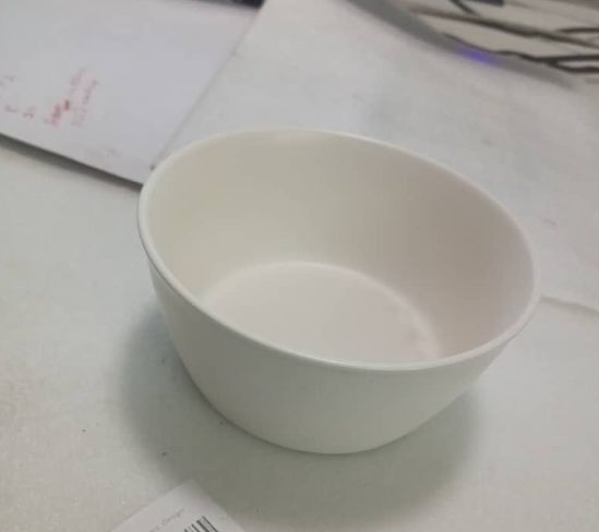 Nordic Kitchen Custom solid color porcelain Bouillon White/Grey ceramic Melamine restaurant serving bowl