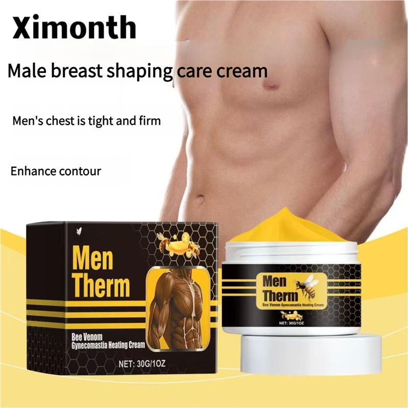 Male breast shaping care cream, men's chest firming and contour enhancement massage care cream