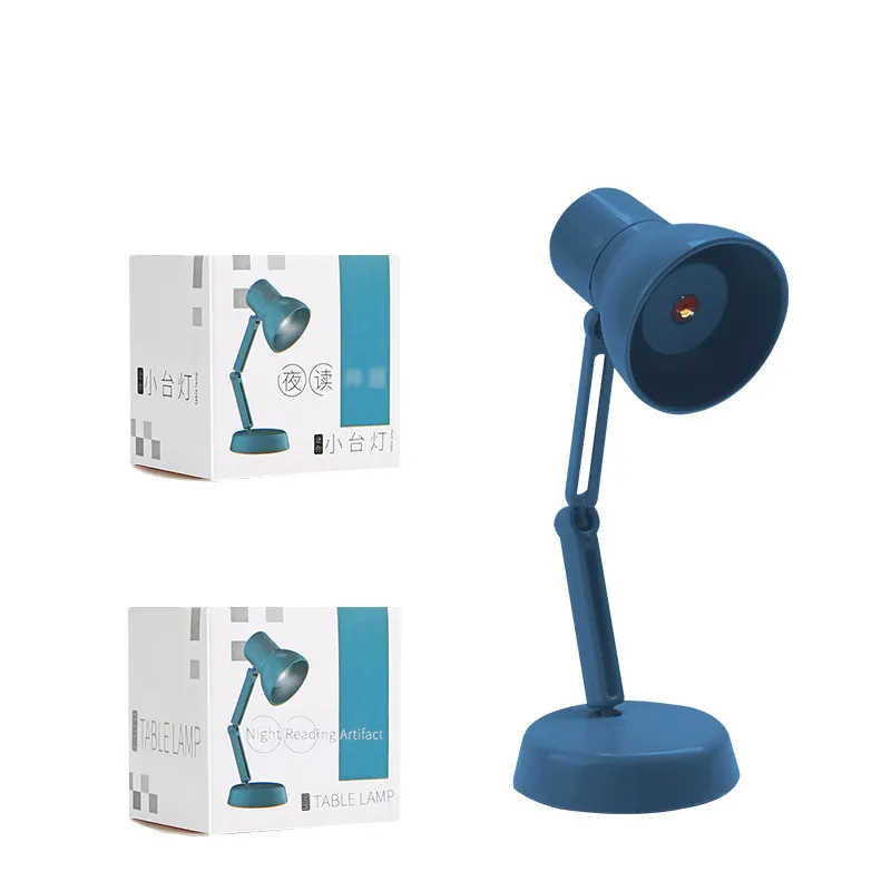 AJJP0025 Cute Mini LED Table Lamp Removable Portable Reading Auxiliary Desk Lamp Bookmark Tools Kawaii Stationery School Supplies