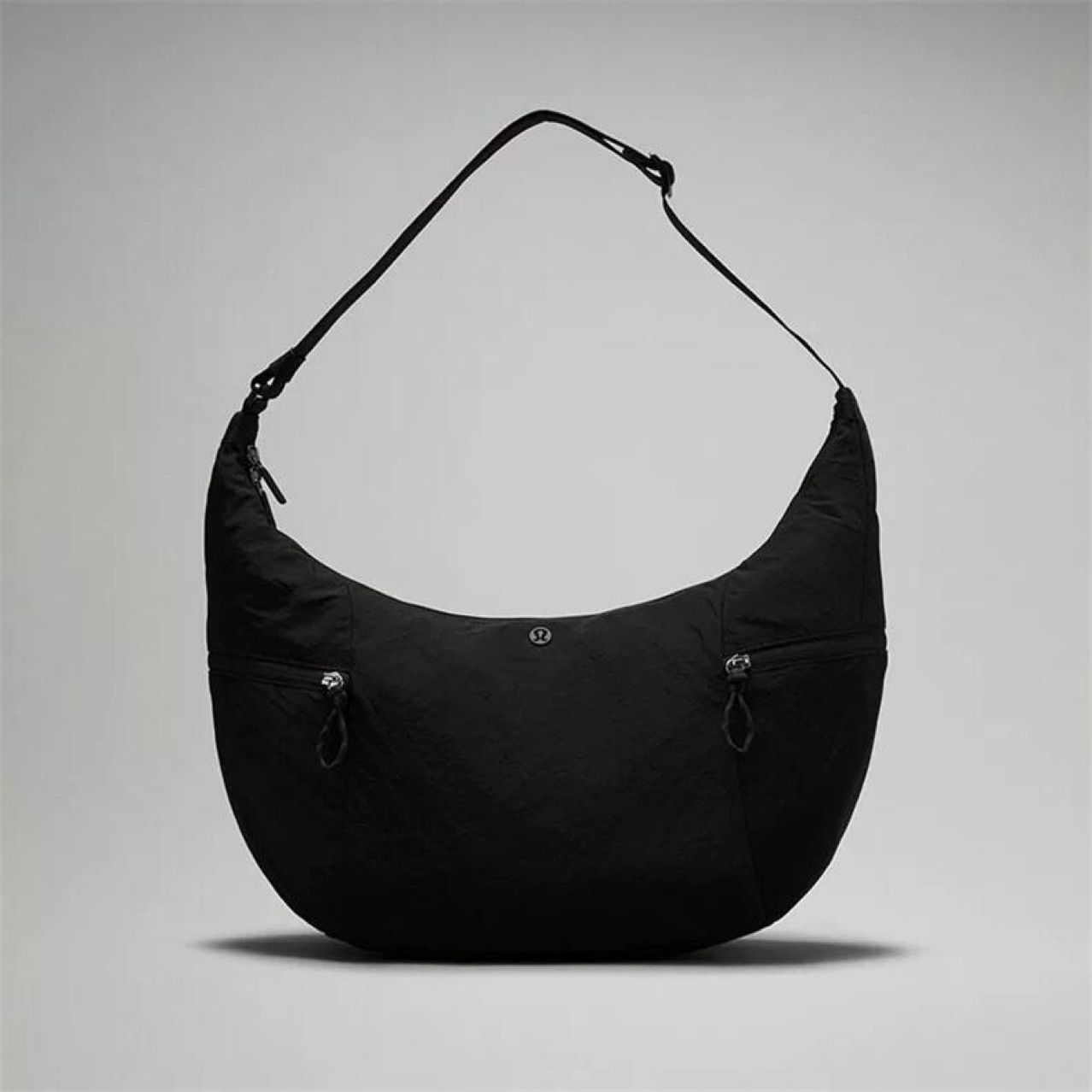Lulu Dumpling Bun New Cow Horn Bun Women's Single Shoulder Cross Shoulder Handbag Fitness Sports Bag Waterproof Yoga Bag