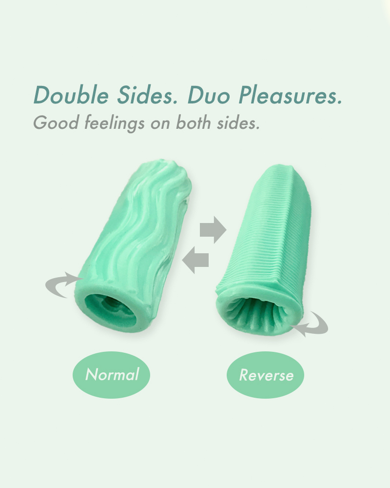 Sex Toy for Men, Adult Toy, Portable Masturbator, Male Masturbation Toy, Manual Sucking Extrusion Stroker, Pocket Pussy, Tunnel Stroker, Vagina Textured, Two Sides