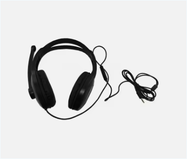 3.5mm USB Computer Headphone Noise Cancelling Cell Phone Headset- Earphones HEADSET
