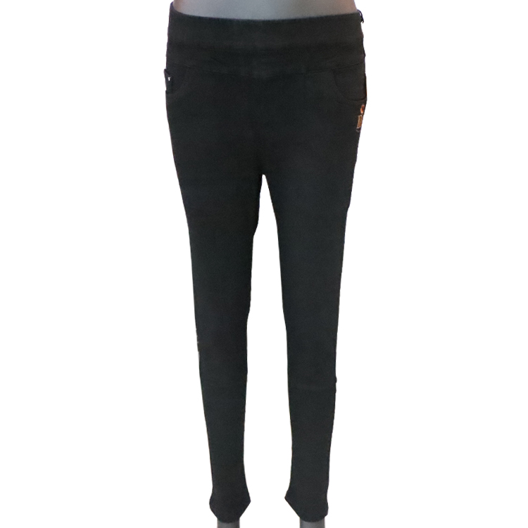 Women's Super Comfy Stretch High Waist Fit Elastic Belt Jeans