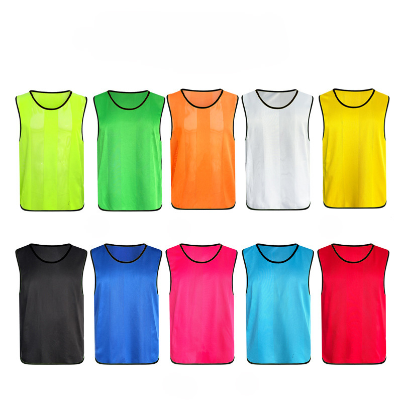 ZFX13 1PC Youth Adult Jersey Team Football Training Scuffle Vest Team Training Vest Outdoor Basketball Volleyball Training Jerseys