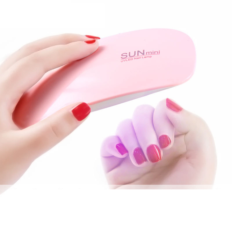 qt0240 Mini Nail Art Tools Nail Dryer LED UV Lamp For Curing Nail Gel Polish Manicure Women Gift
