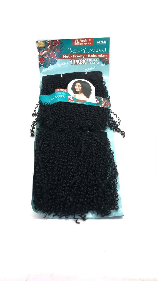 Noble's Bohemian GB CURL 2PCS 10" Hair Extension 