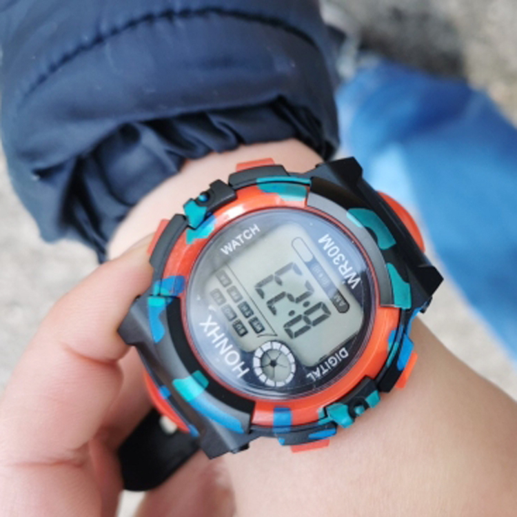 Outdoor Multifunction Chidren Digital Watches Boys Girls Child Rubber Sports Electronic Wrist Watch Kids LED Date Clock Reloj