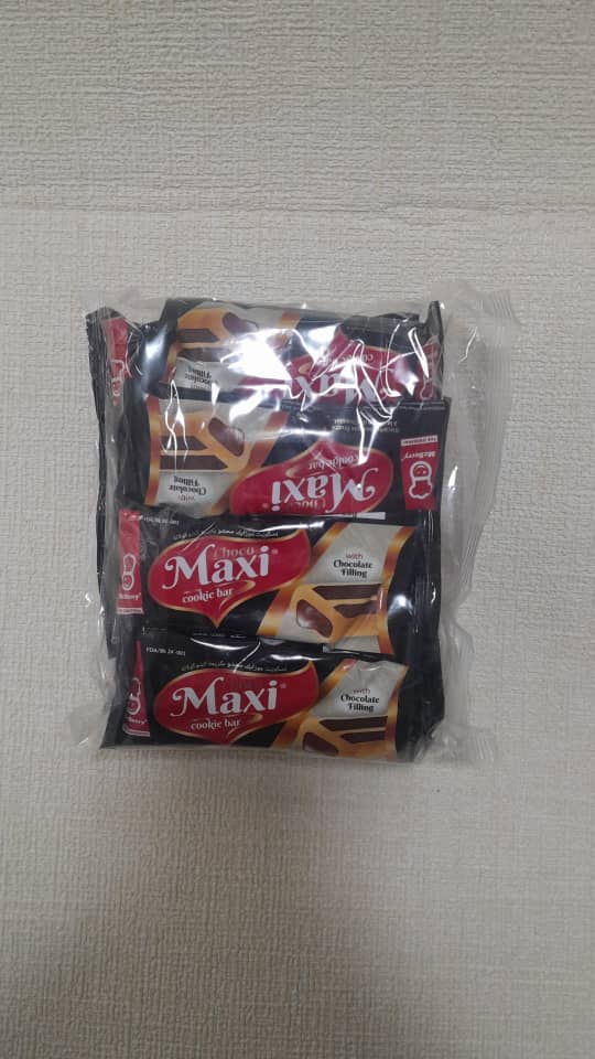 choco Maxi cookie bar with chocolate filling 20g