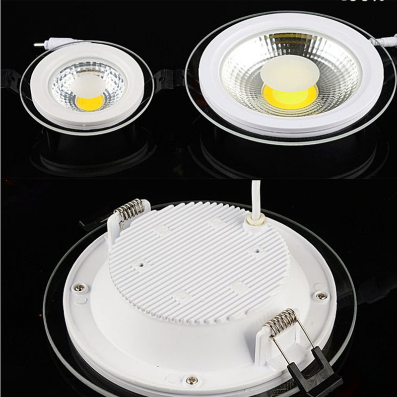 Leopard Cat LED Downlight 7W 10W 15W 25W COB Lamp Warm white + blue light + purple light 220V Spotlight Recessed Round Panel Light Indoor Lighting Down Light with Driver
