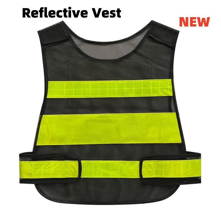 NEW trend Reflective clothing Reflective Vest Environmental sanitation duty, transportation, cycling construction, multiple pockets CRRSHOP Reflective clothing