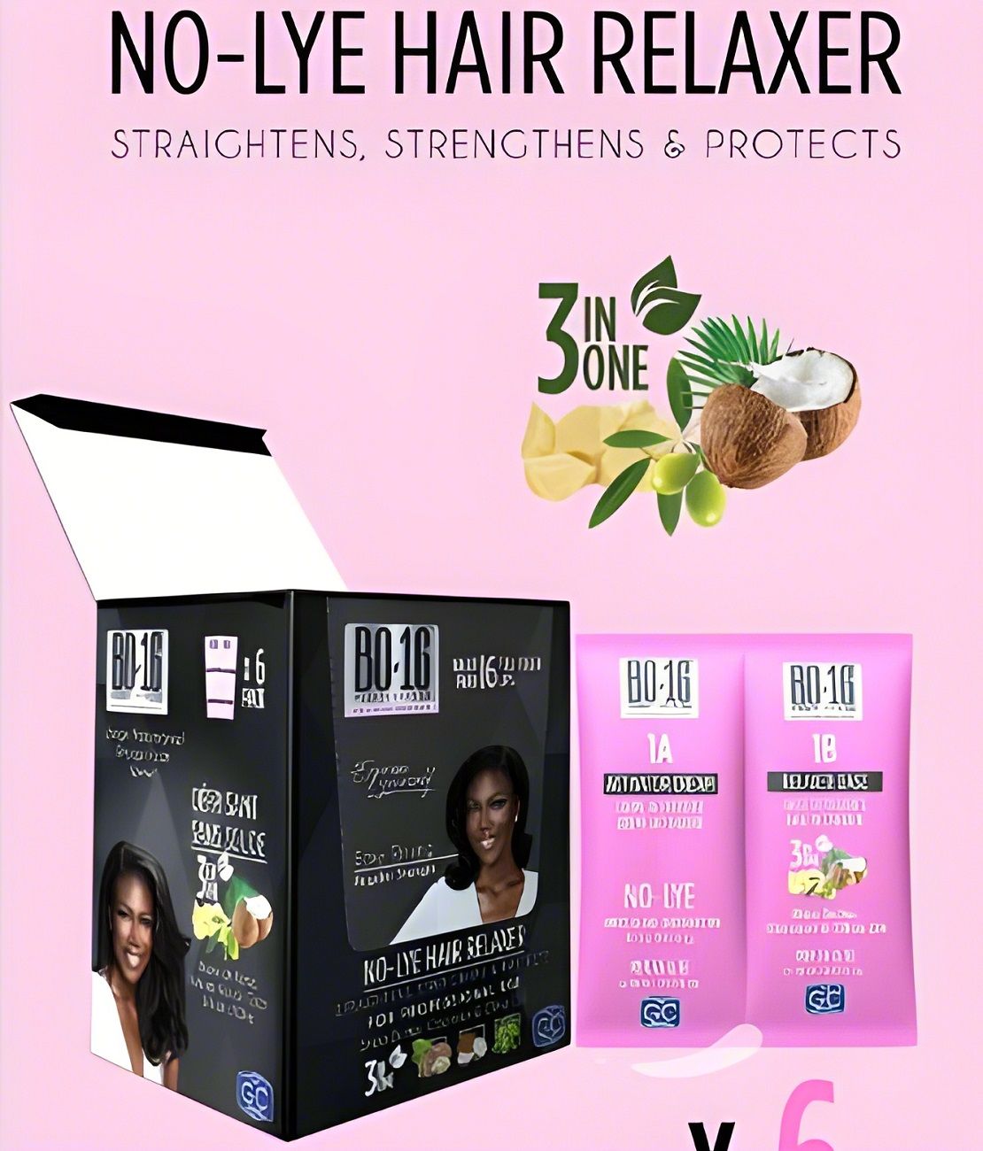BO-16 No-Lye Hair Relaxer-70ml

