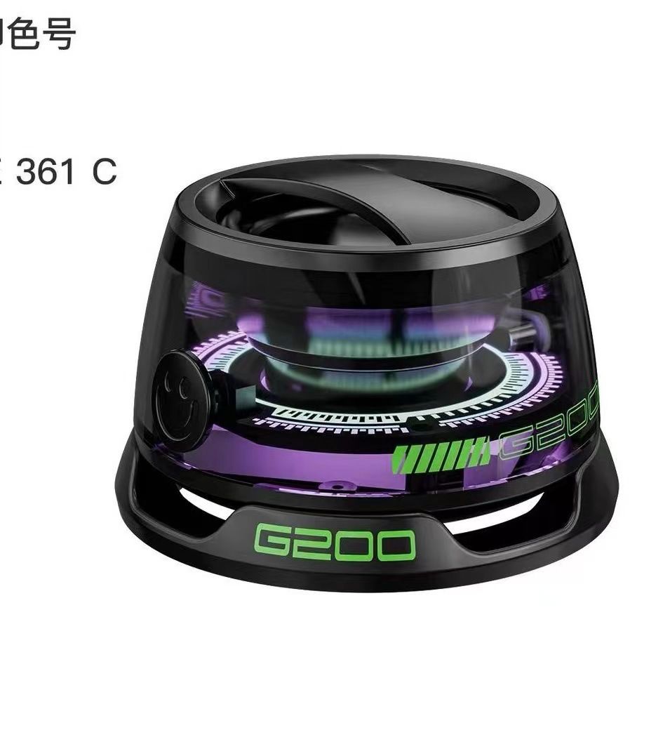 Edifier G200 Magnetic Bluetooth Speaker - Gift Ideas - Multifunctional Cell Phone Stand Wireless Speaker with Strong Magnet for iPhone/Android/Fridge/Workbench/Pole/Car/Bike/Golf Cart & Anything Metal