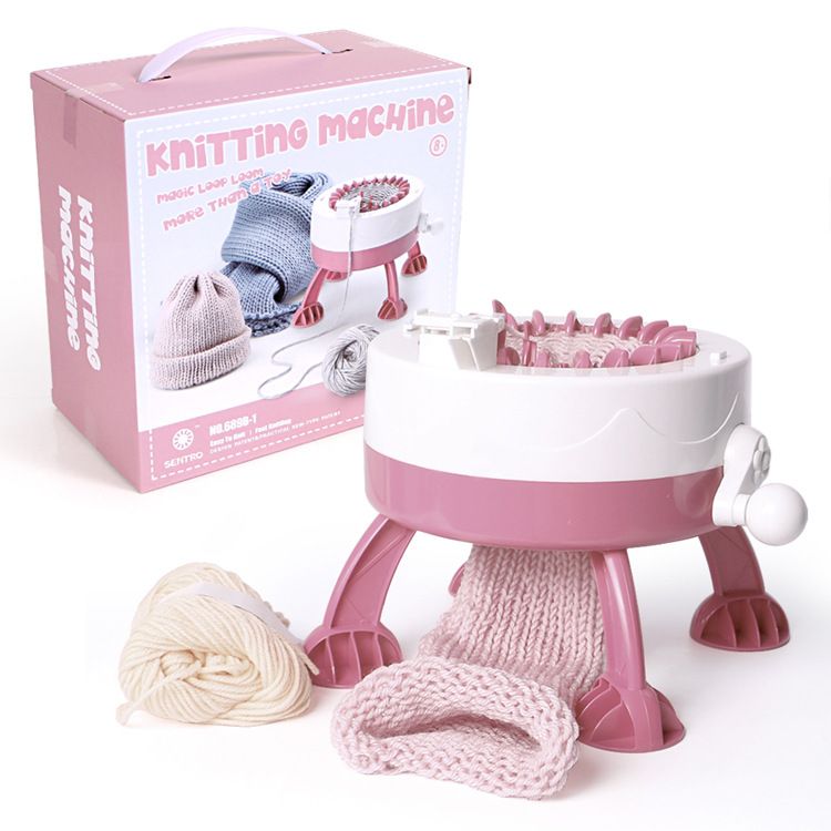 Handmade DIY Woolen Weaving Machine 22 Needle Star Cylinder Woolen Weaving Machine Yarn Weaver