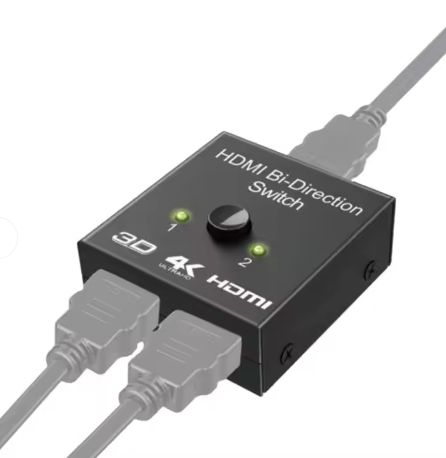 4K 60HZ Bi Direction HDMI 2.0 Bi-Direction Switch 2x1 1x2 Bi-Directional HDMI Switcher Splitter 2 in 1 Out Converter HDCP 3D