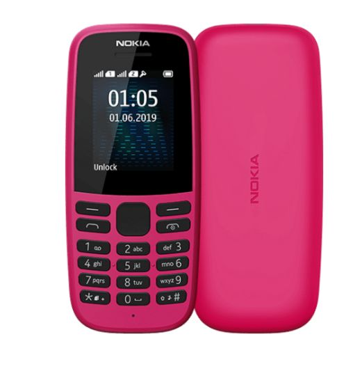 Nokia 105 Mobile Phone 2022 AE TA-1410 DS - BLACK
