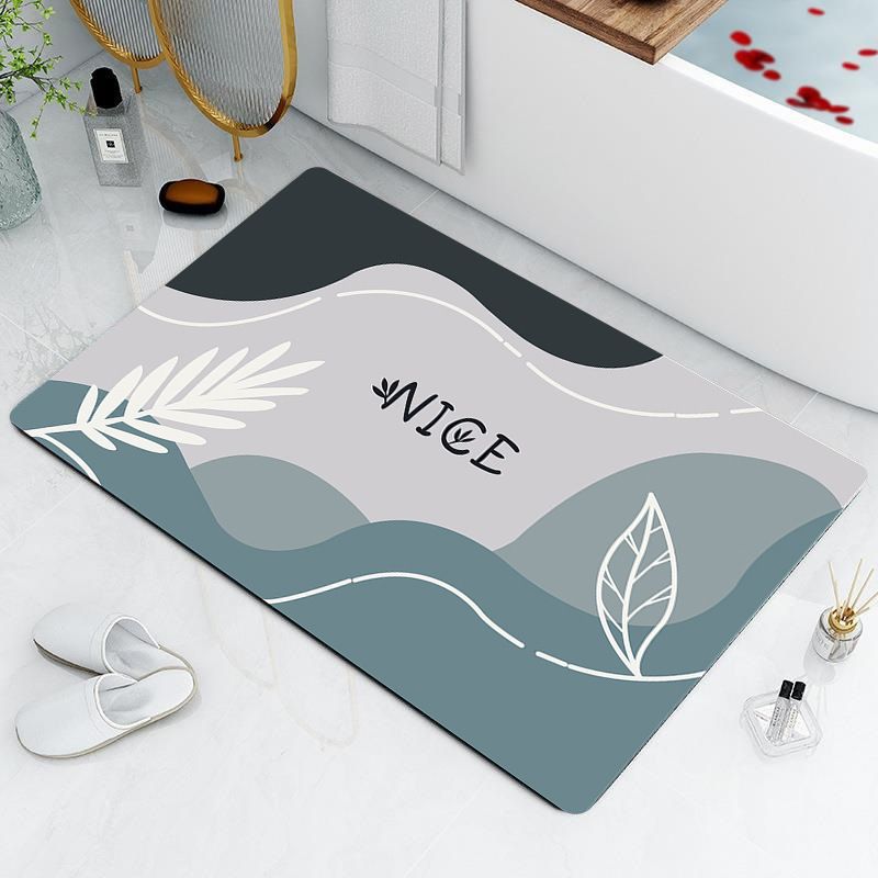 Bathroom Diatom Mud Floor Mat Wear-Resistant Non-Slip Carpet