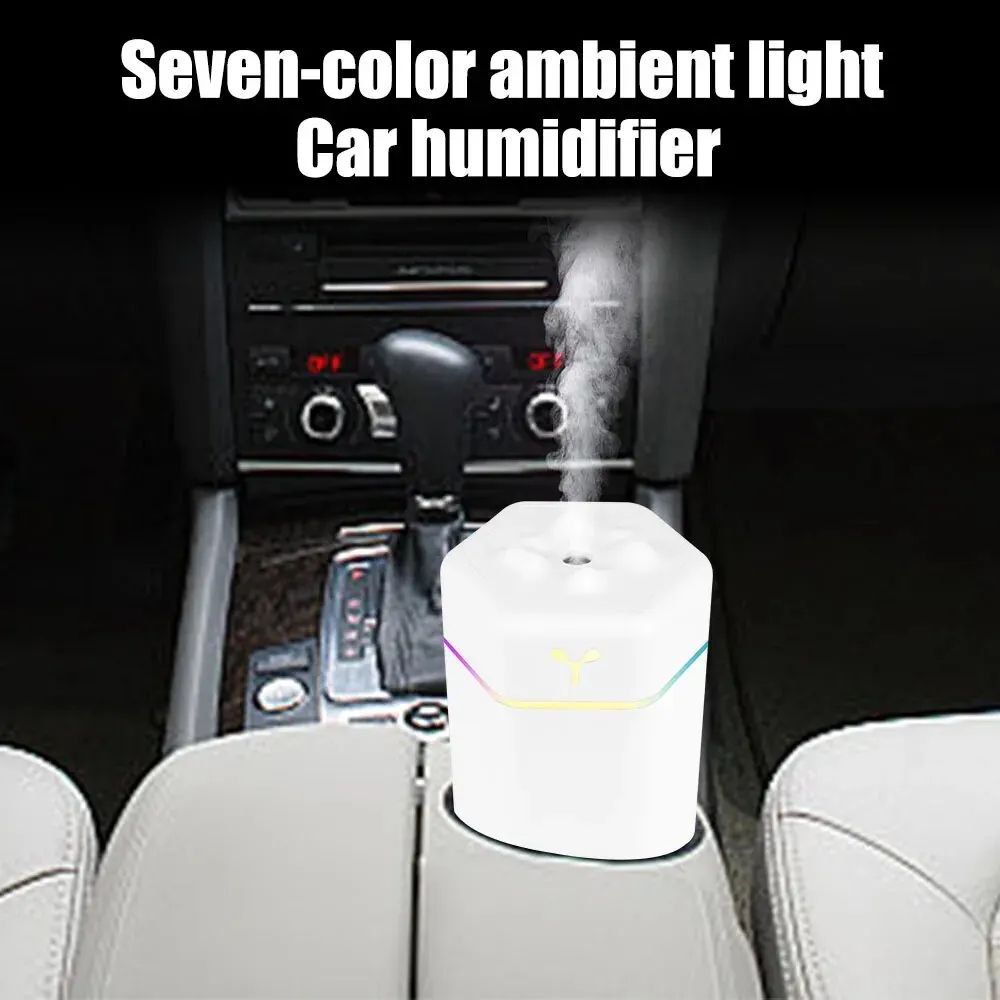 6Y Electric Air Humidifier with Colorful Night Light For Home Car Cool Mist Sprayer Portable USB Aroma Diffuser