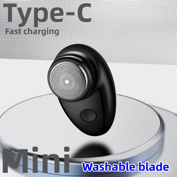 Mini Rechargeable shaver unisex male female At home Travel essentials Type-C Fast charging Washable blade Easy to use Knife head Can be disassembled clean More convenient CRRSHOP beauty facial care tools men women Holiday gifts present