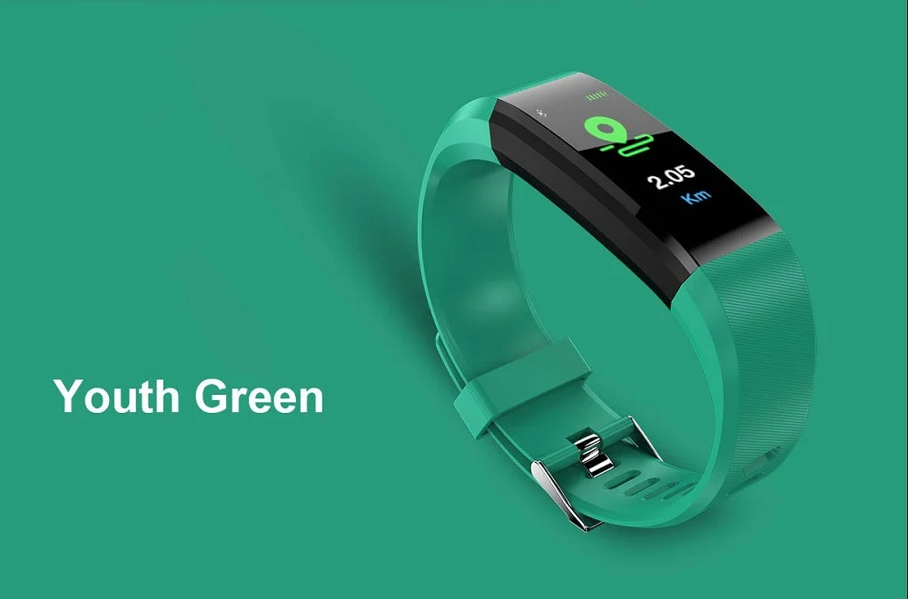 Smart Band Watch Color Screen Heart Rate Monitor Smart Bracelet Sports Fitness Tracker for IOS Android