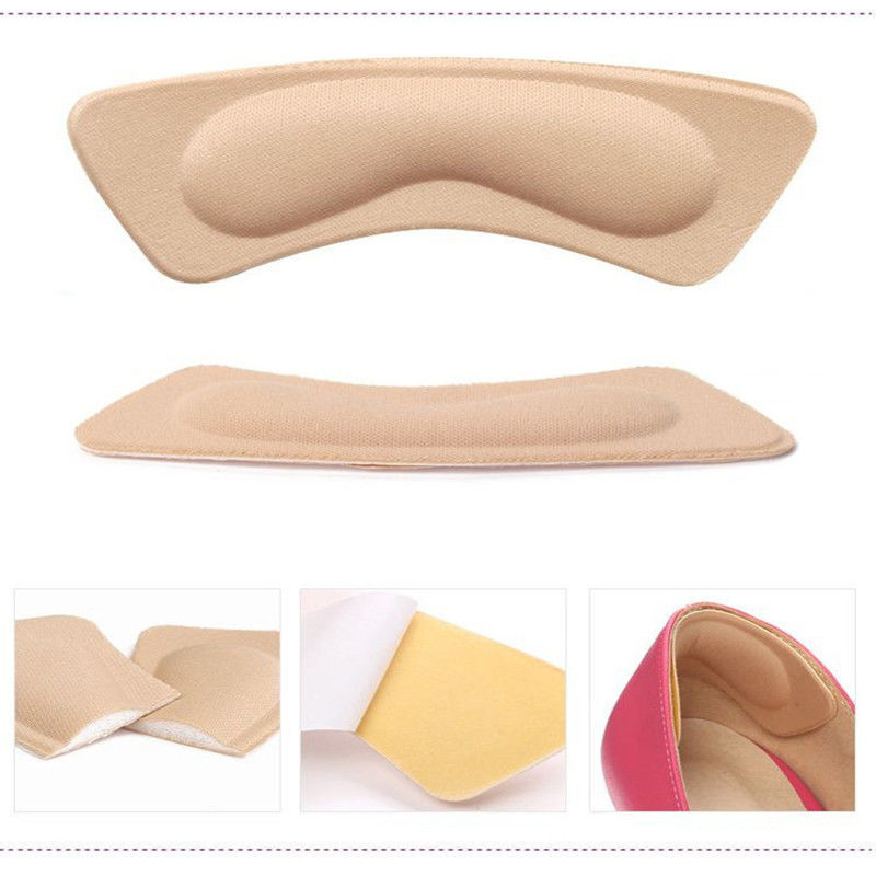 [Anti-Wear Foot Adjustment Shoe Size] Thick 4D Sponge Heel Stick Anti-Dropping Heel High Heels Half Size Pad