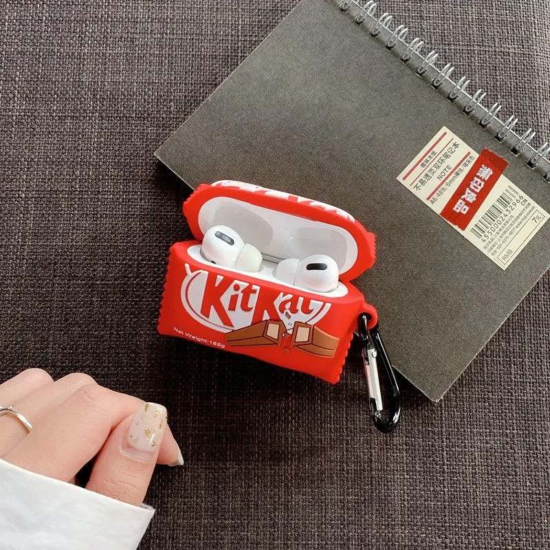 Bubble Gum Cookies for AirPods Pro 2 Case Chocolate Earphone Cover Soft Silicone for Airpods 4 3 2 Case for AirPods 2 Box Cover
