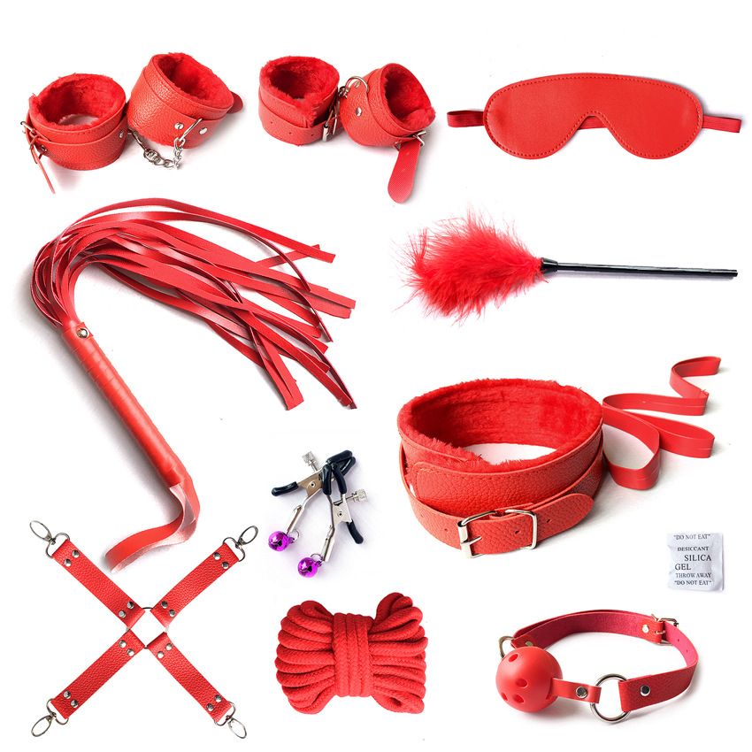 10 PIECES BONDAGE SET 