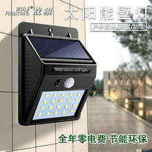 New solar powered lamp, owl lamp, outdoor garden decoration lamp, human body sensing street lamp, courtyard lamp, wall lamp