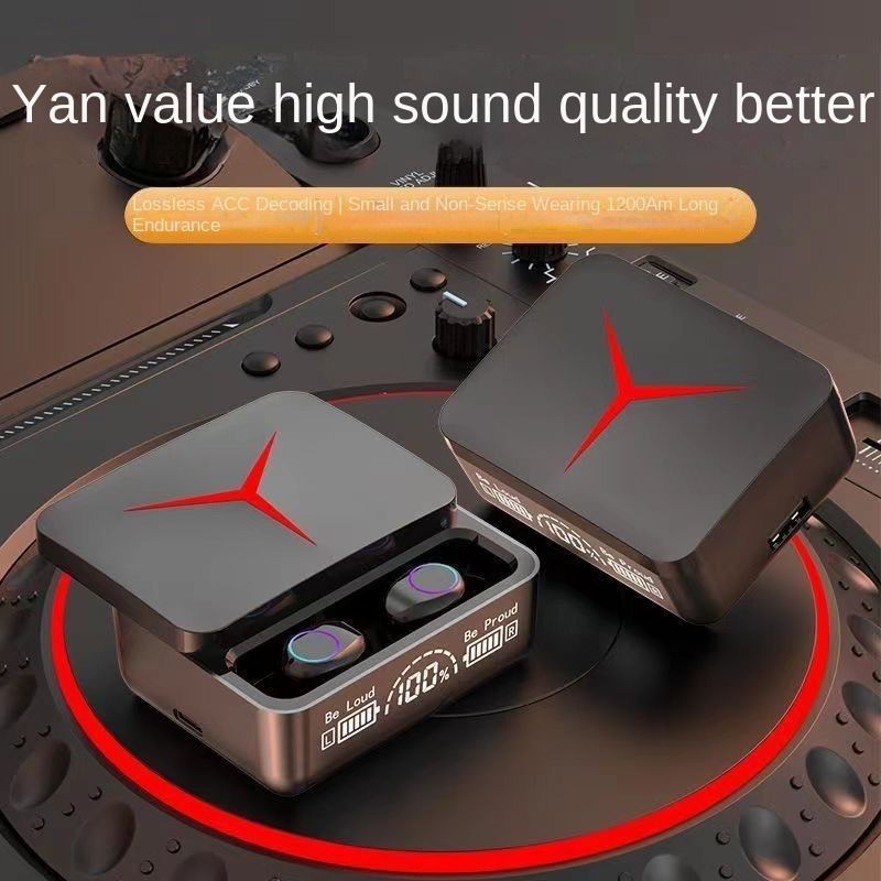 M90-PRO high-end slider wireless Bluetooth headset game call noise reduction and long battery life Huawei Apple GM