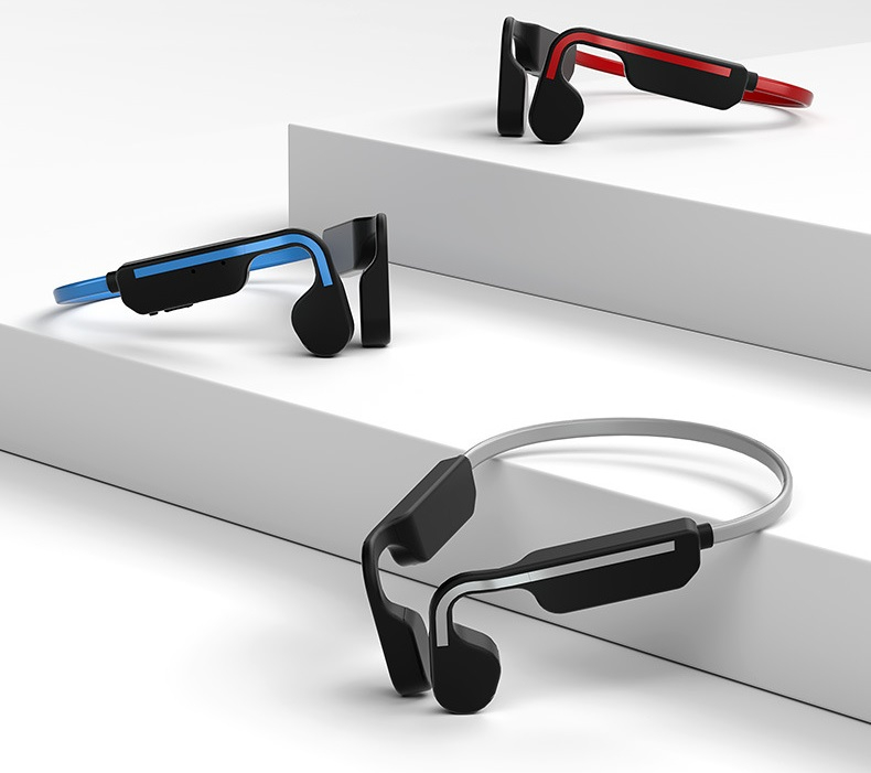 True bone conduction music memory T10 sports waterproof ear-mounted swimming 6-level running sensor wireless Bluetooth headset